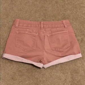 Pink Jean Shorts